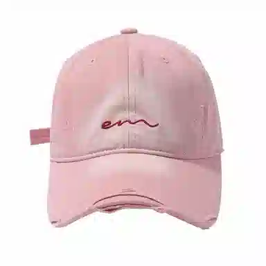 【好搭配】 南极人 个性渐变美式做旧磨边棒球帽子加深宽檐百搭显脸小显白春夏季遮阳防晒 软顶 鸭舌帽 男女同款情侣款