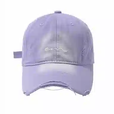 【好搭配】 南极人 个性渐变美式做旧磨边棒球帽子加深宽檐百搭显脸小显白春夏季遮阳防晒 软顶 鸭舌帽 男女同款情侣款