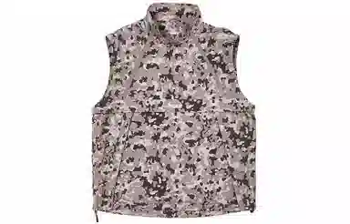 PALACE SS22 Zip Off Gilet Jacket Urban Camo Logo