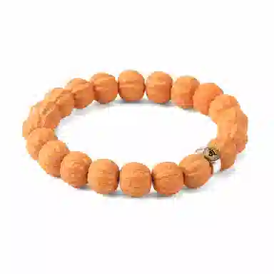 檀纳 【收藏级文玩】招财京八棱精雕手感 财源滚滚转运文玩原籽雕刻 猴头核桃 手串 男女同款情侣款