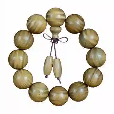 鶄鲤 佛珠 绿檀 手串 男女同款情侣款