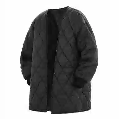 吉业重工 废土风下摆磨破假两件连帽宽松长袖夹克外套 男女同款