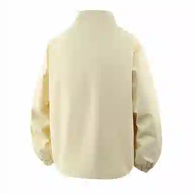 快鱼 美式复古基础款纯色学院风简约百搭格子休闲宽松防风立领夹克外套 男女同款