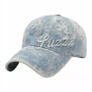 优莲茵 大帽檐显脸小 水洗做旧字母刺绣弯沿 百搭复古款遮阳防晒帽 棉 鸭舌帽 男女同款情侣款