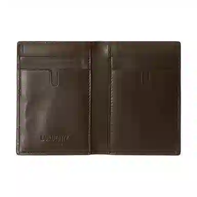 Burberry Check Folded Card Holder Black