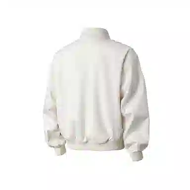 布客行 休闲宽松机车教练落肩风纯色单品夹克 男女同款