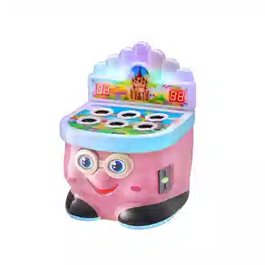 咕轹 精灵宝贝打地鼠机游戏机投币打老鼠机 玩具