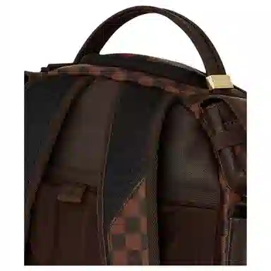 Sprayground Checkered Zipper Backpack