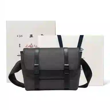 BVP Crossbody Messenger Bag Black