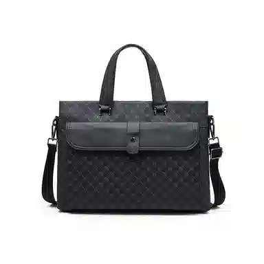 老人头 百搭通勤休闲商务 合成革 斜挎单肩手提包 男款 多色