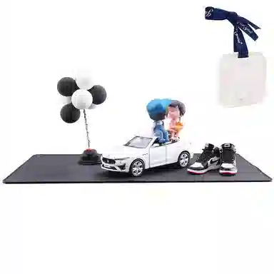 驰誉模型 玛莎拉蒂 莱万特 数字号码牌 中控 车内装饰品 车载香片 成品模型