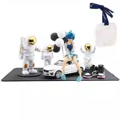 驰誉模型 玛莎拉蒂 莱万特 数字号码牌 中控 车内装饰品 车载香片 成品模型