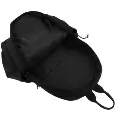 特步 休闲便携商务通勤 牛津纺 胸包 男女同款情侣款 黑色