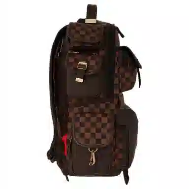 Sprayground Checkered Zipper Backpack