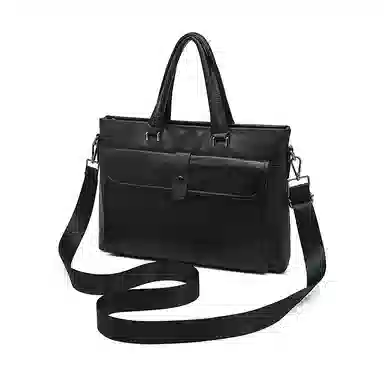 老人头 百搭通勤休闲商务 合成革 斜挎单肩手提包 男款 多色