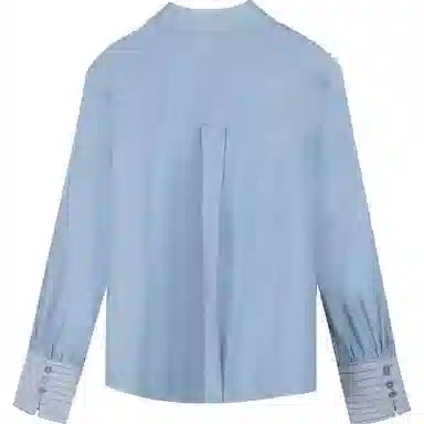 谜秀 宽松翻领简约长袖衬衫 女款