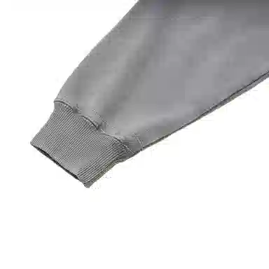 xVESSEL Retro Letter Print Crewneck Sweatshirt Grey