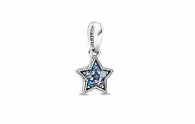 Pandora Bright Blue Star Pendant