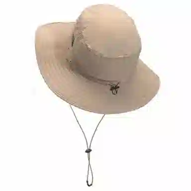 The North Face Logo Bucket Hat Beige