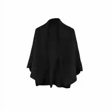 北极绒 复古中式外搭春秋季镂空时尚简约文艺优雅气质针织开衫外搭 披肩 女款