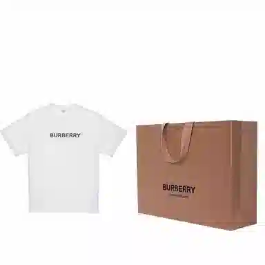Burberry Logo Print T-Shirt White