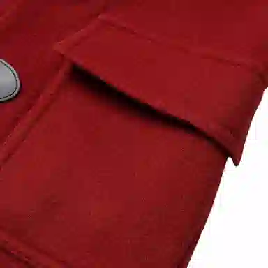 Burberry Duffle Coat Red