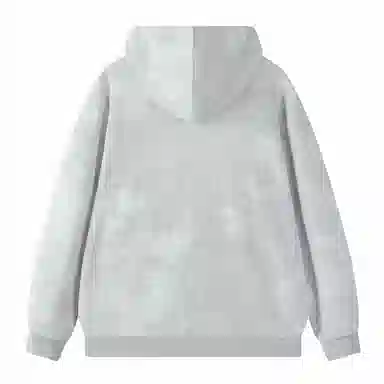 大卫贝肯 美式高街纯色宽松休闲连帽长袖卫衣 男女同款 深灰