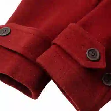 Burberry Duffle Coat Red