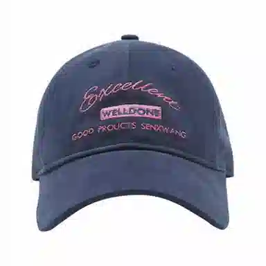 【学院风藏青色集】 啄木鸟 简约百搭书卷气质显肤白 日韩潮流设计休闲时尚软顶宽檐大头围巾显脸小遮阳防晒 棉 鸭舌帽 男女同款情侣款