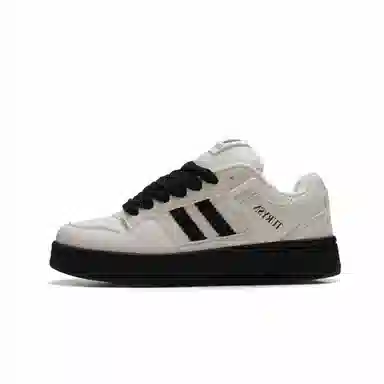 超纤皮 潮流经典复古舒适百搭 低帮 时尚板鞋 男女同款 黑白配色