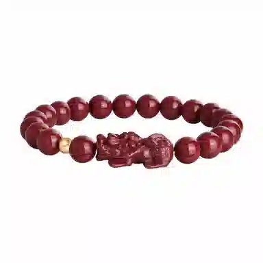 恋朵 国风新中式 招财貔貅 诸事顺利 高级感#好运 再造辰砂朱砂 手串 男女同款情侣款