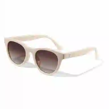 LASHION Retro White Cat Eye Sunglasses