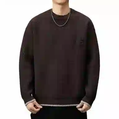 贵色 高级感美式休闲宽松针织衫 男款