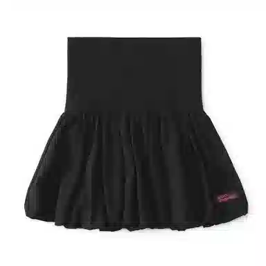 MARDI MERCREDI SS25 VOLUME MINI SKIRT_BLACK