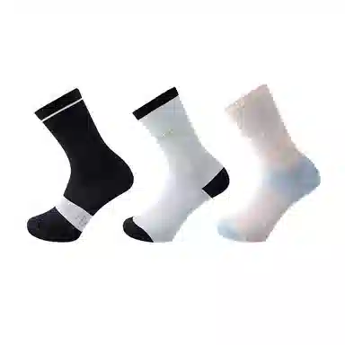 亲相见 撞色抑菌透气舒适百搭高筒袜 女款 组合装