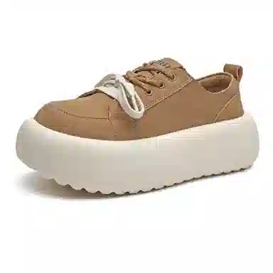 阿比让 超纤皮 丑萌个性潮流舒适通勤大头鞋 防滑耐磨 低帮 生活休闲鞋 女款