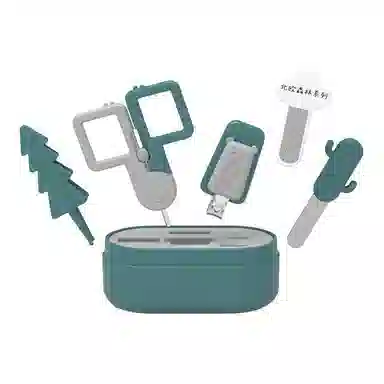 娇雪菲 婴儿指甲剪套装幼儿安全指甲刀宝宝新生儿童防夹肉指甲钳 森林指甲剪套装