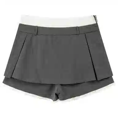 CHUU Lace Panel Skirt Shorts