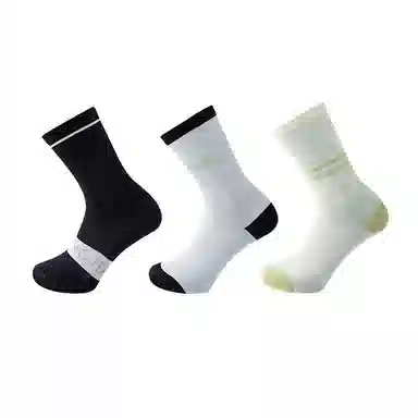 亲相见 撞色抑菌透气舒适百搭高筒袜 女款 组合装