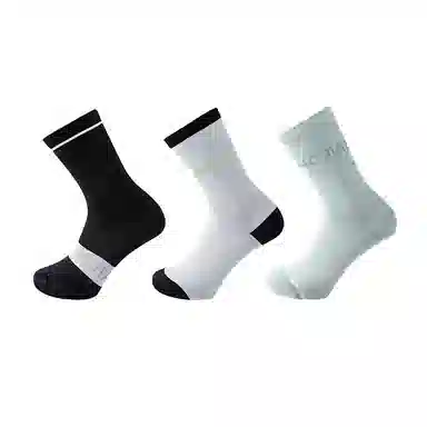 亲相见 撞色抑菌透气舒适百搭高筒袜 女款 组合装