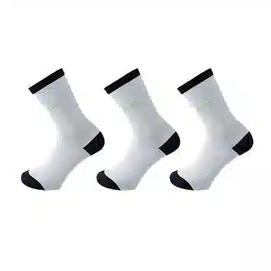 亲相见 撞色抑菌透气舒适百搭高筒袜 女款 组合装