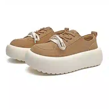 阿比让 超纤皮 丑萌个性潮流舒适通勤大头鞋 防滑耐磨 低帮 生活休闲鞋 女款