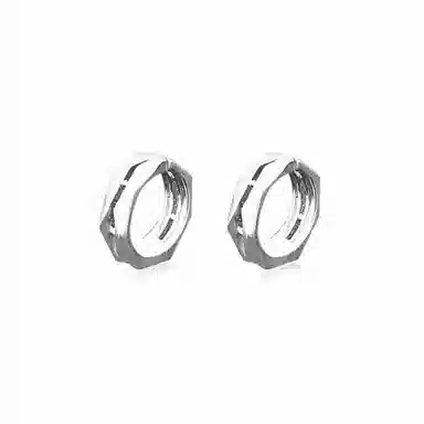 饰伴 几何幻境 新中式国潮轻奢小众设计 简约时尚 精致优雅 合金 耳环 男女同款情侣款