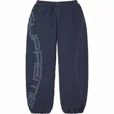 Supreme SS25 Spellout Embroidered Track Pant