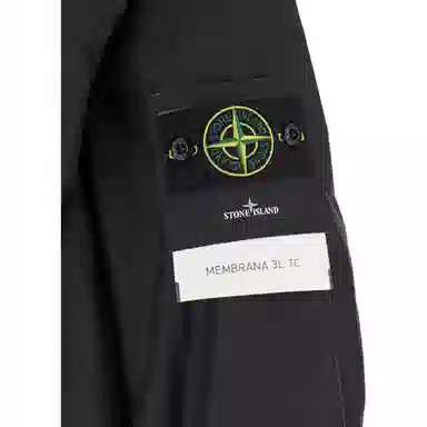 Stone Island Hoodie Jacket Black
