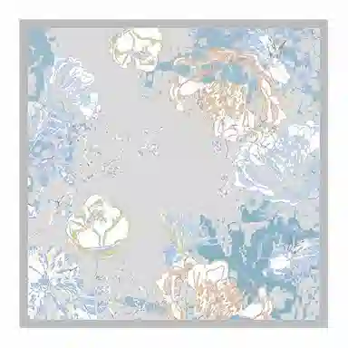 上海故事 牡丹疏影 礼盒装 桑蚕丝 丝巾 女款