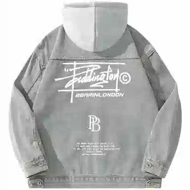 Paddington Bear Retro Denim Hoodie Jacket