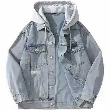 Paddington Bear Retro Denim Hoodie Jacket