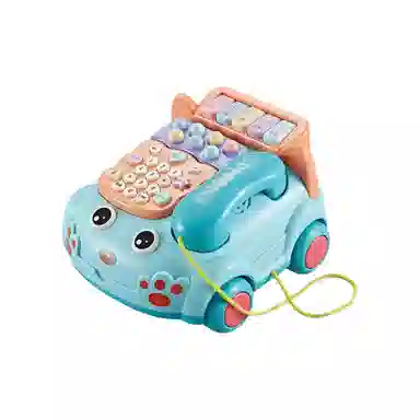 咕轹 仿真电话机座机 音乐 多功能 早教益智玩具