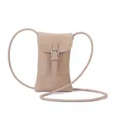 都宝路 韩版时尚轻便百搭休闲 合成革 单肩斜挎手机包 小号 女款 多色